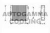 AUTOGAMMA 103263 Heat Exchanger, interior heating